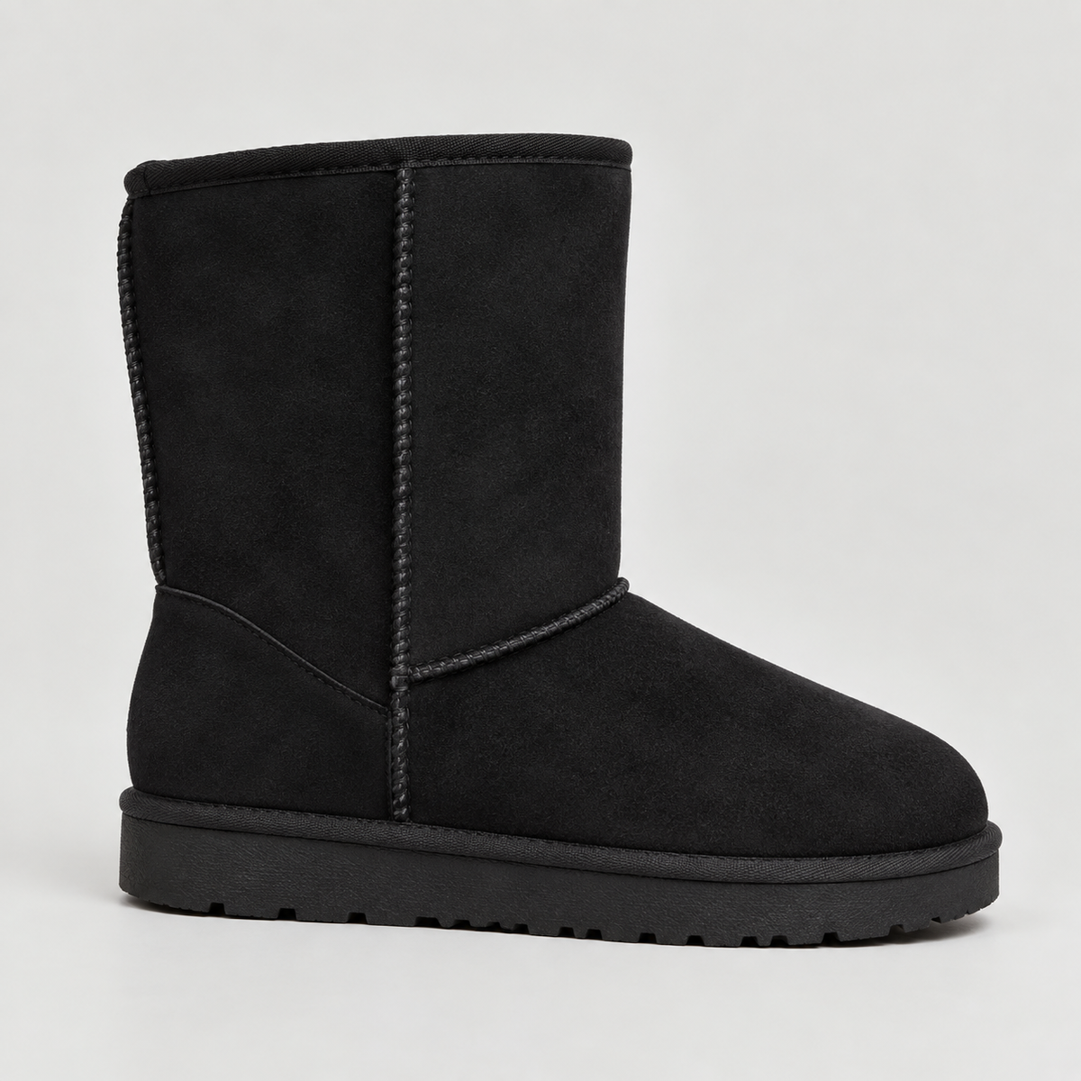 Women's Suede Mid-Calf Winter Boots — Warm Soft Lining 5