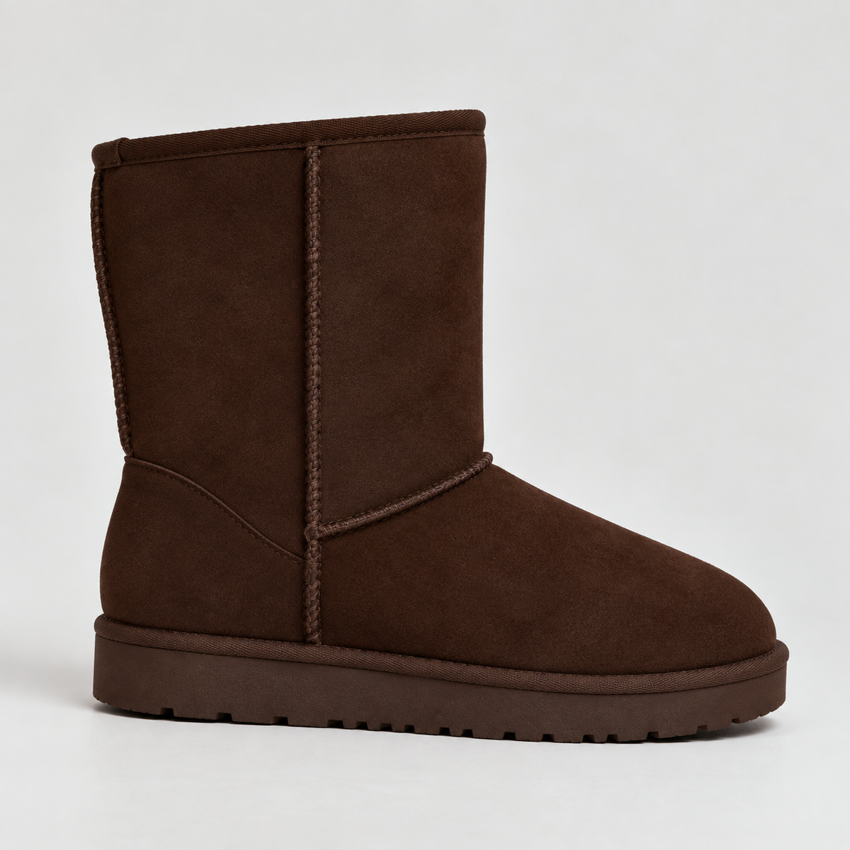 Women's Suede Mid-Calf Winter Boots — Warm Soft Lining 4