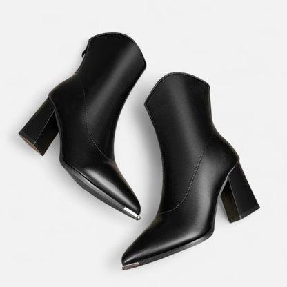 Women's Pointed-Toe Leather Chelsea Boots | Classic Style 3