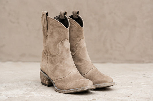 Gilmelle Women's Suede Ankle Boots - Light Brown