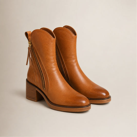 Gilmelle | Women’s Classic Zip Ankle Boots