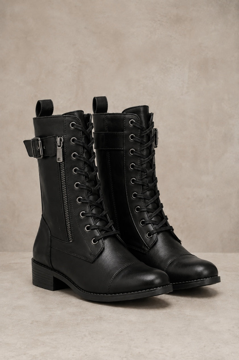 Gilmelle | Women's Lace-Up & Zipper Boots