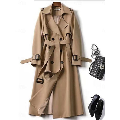 Clarissa Belted Long Trench Coat — Classic All-Season Style 1