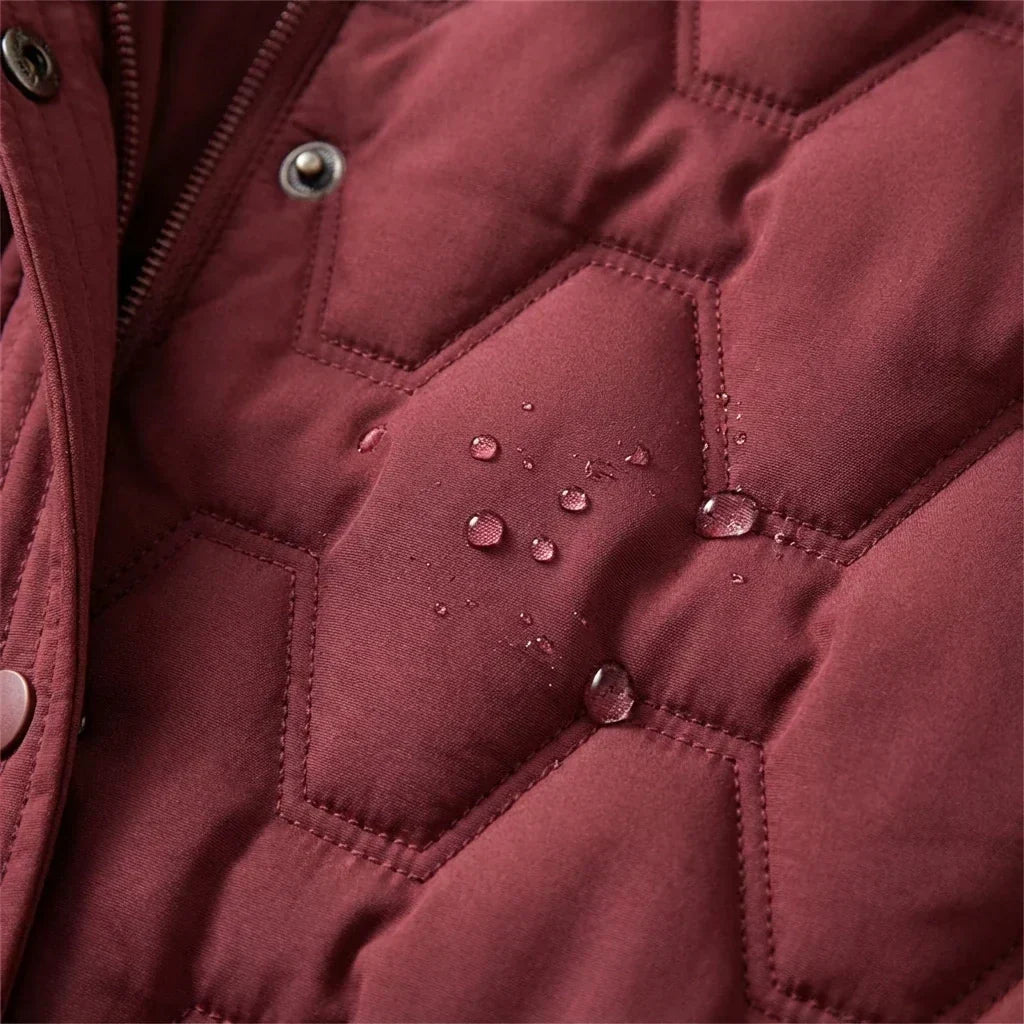 Longline Hooded Down Coat — Waterproof Windproof Winter Jacket 5