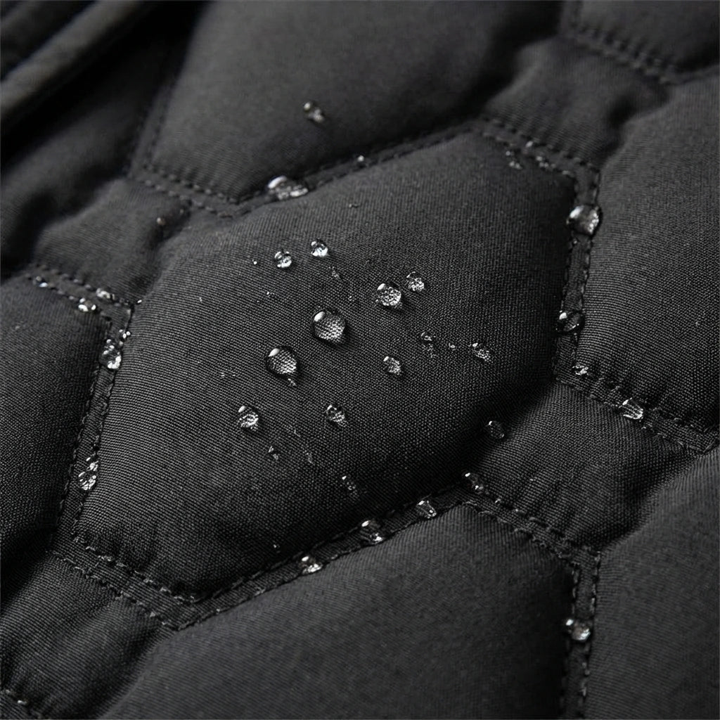 Longline Hooded Down Coat — Waterproof Windproof Winter Jacket 8