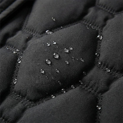 Longline Hooded Down Coat — Waterproof Windproof Winter Jacket 8