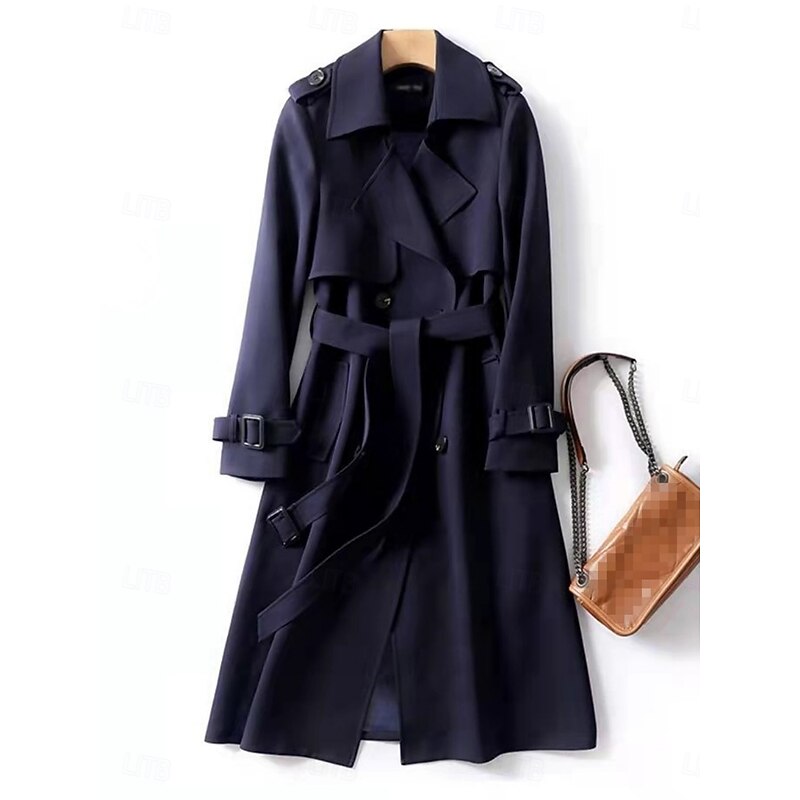 Clarissa Belted Long Trench Coat — Classic All-Season Style 5