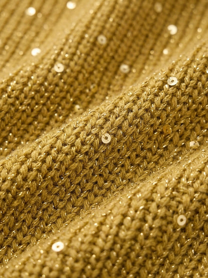 Oversized Knit Cardigan — Collared with Large Metal Buttons 7