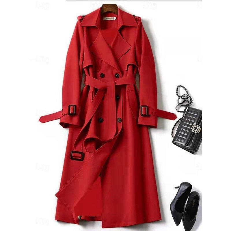 Clarissa Belted Long Trench Coat — Classic All-Season Style 6