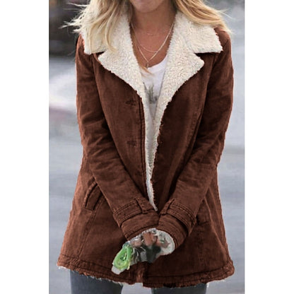 Sherpa-Lined Coat for Women — Warm, Tailored & Timeless 3
