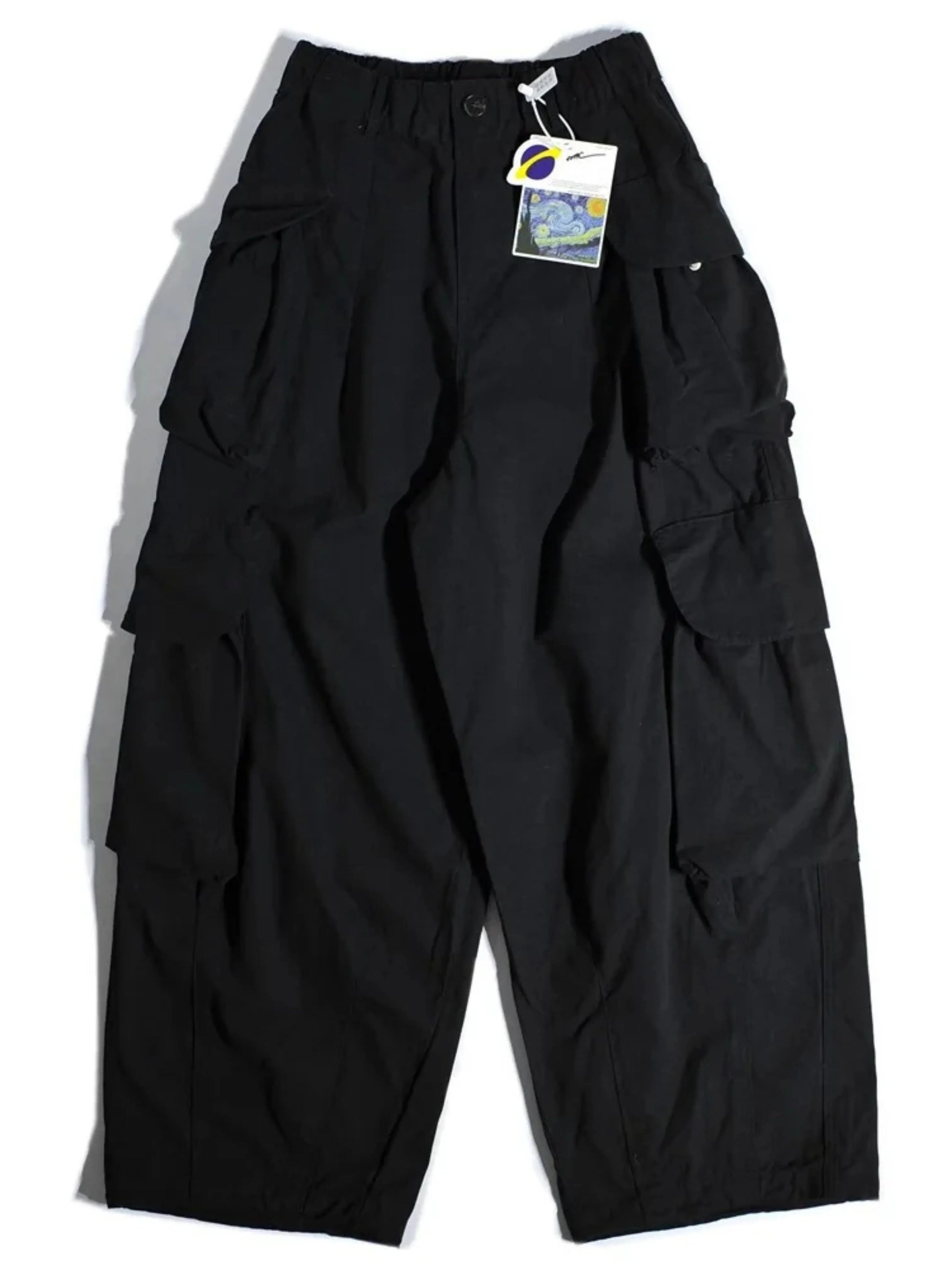 Women's Parachute Cargo Pants — Elastic Waist & Cinched Ankle 8