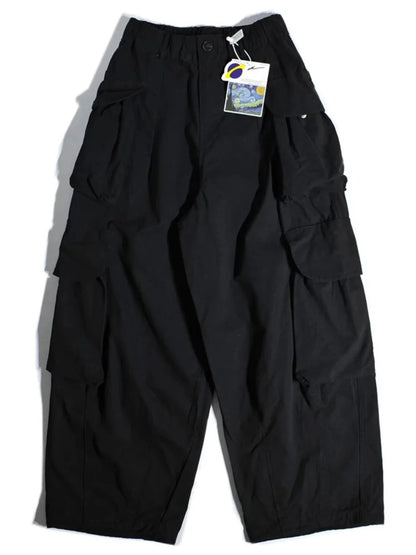Women's Parachute Cargo Pants — Elastic Waist & Cinched Ankle 8