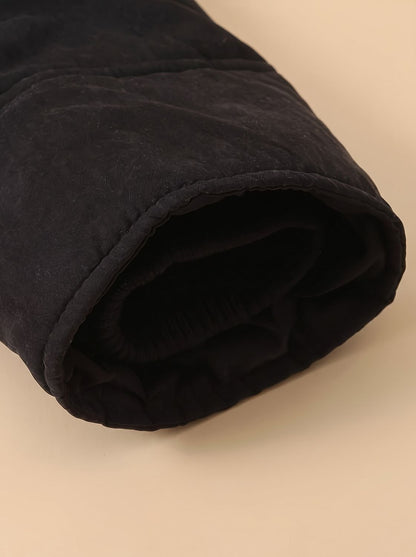 Women's Faux-Fur Collar Winter Parka Coat — Drawstring Waist 8