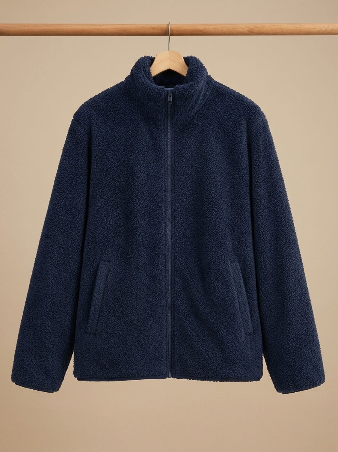 Women's Plush Full-Zip Fleece Jacket — Stand Collar 4