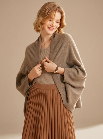 Oversized Faux Cashmere Wrap Scarf — Soft Women's Shawl 1