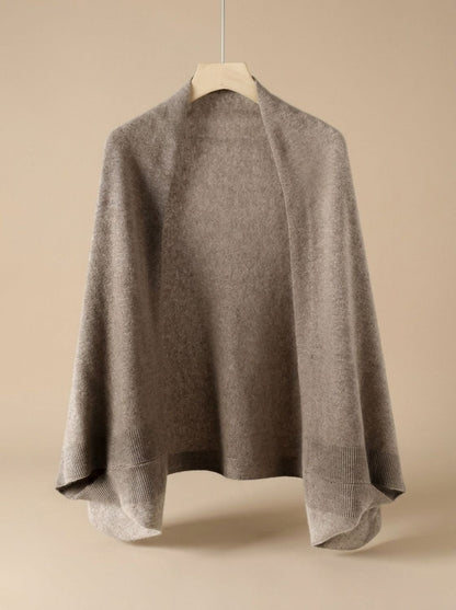 Oversized Faux Cashmere Wrap Scarf — Soft Women's Shawl 6